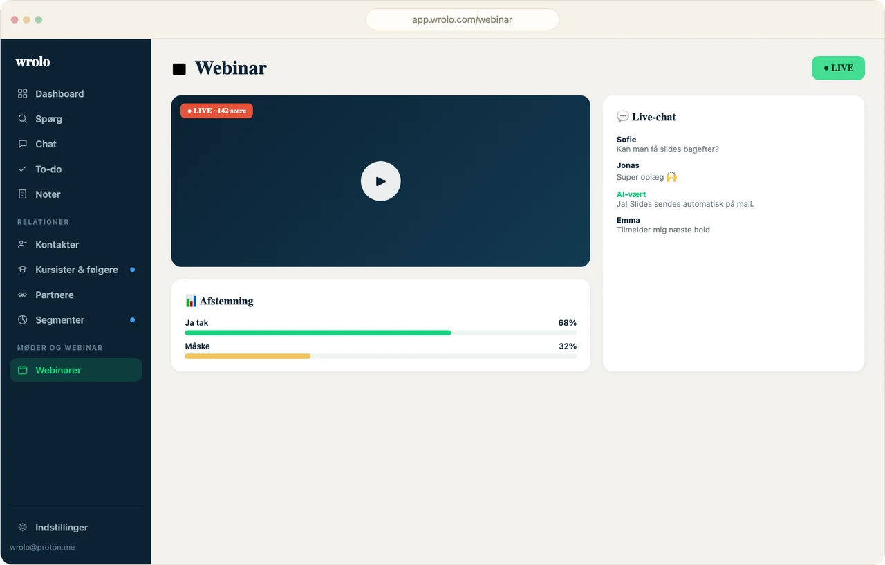 wrolo Webinar